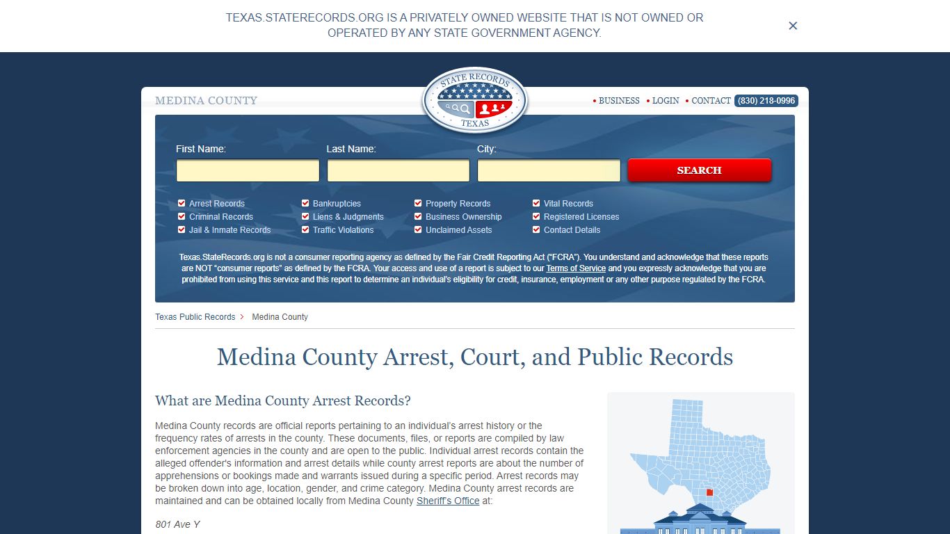 Medina County Arrest, Court, and Public Records